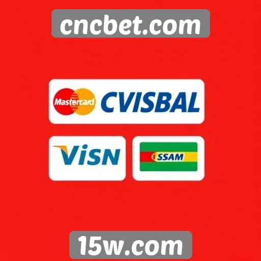 Opções de pagamento disponíveis no cncbet